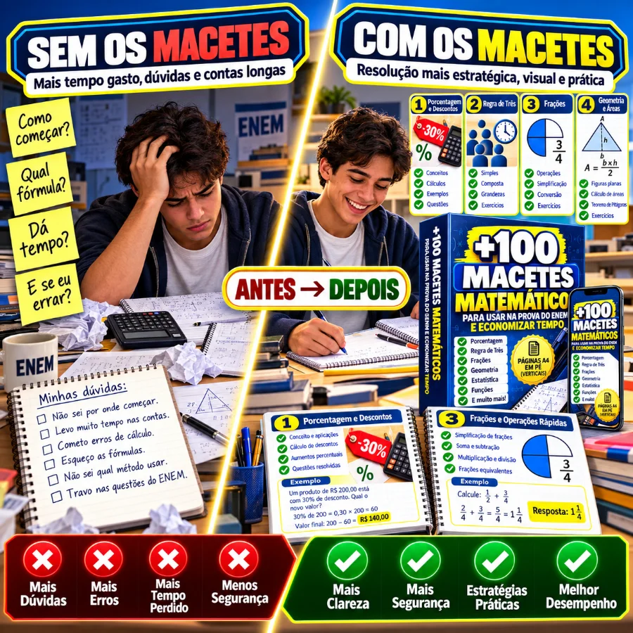 Mockup demonstrativo do material