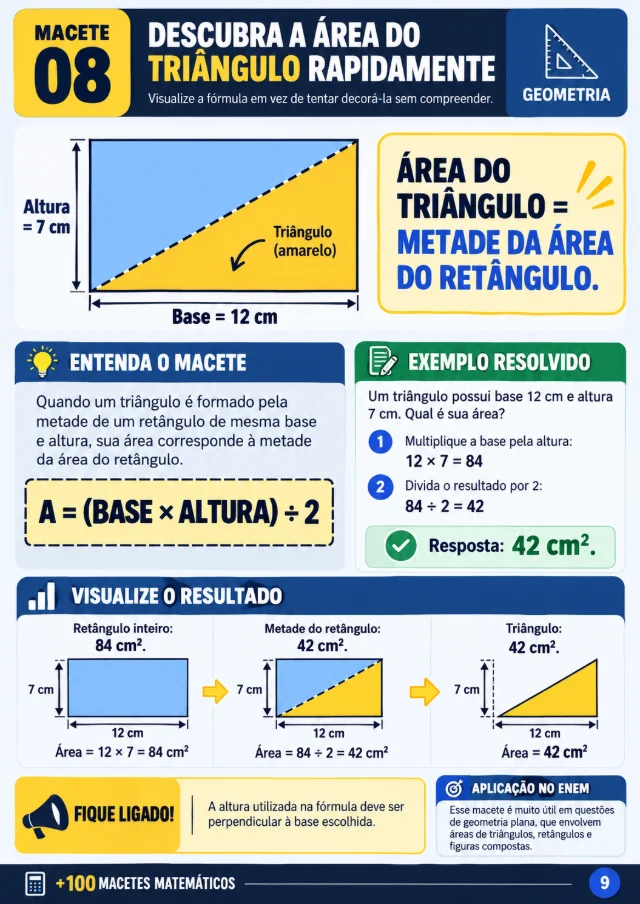 Prévia 9 dos +100 Macetes Matemáticos